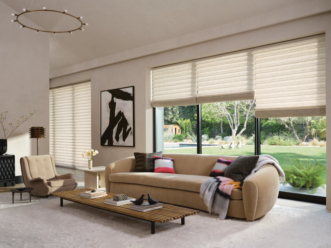 Understated Window Treatments for Homes, Hunter Douglas shades near Novato, California (CA)